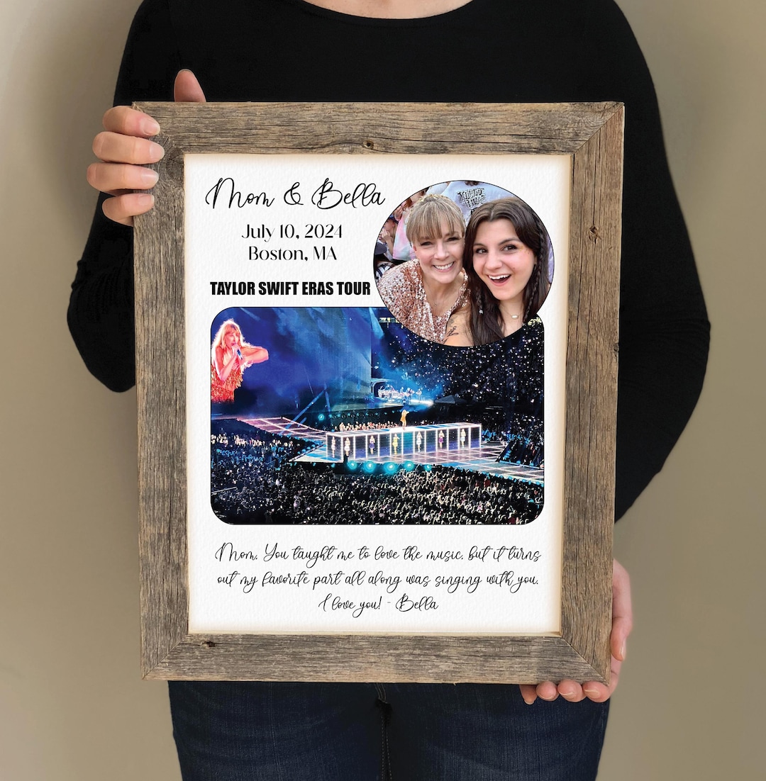First Concert Frame Mother Daughter Concert Frame- Concert Memory Framed Picture for Mom ...