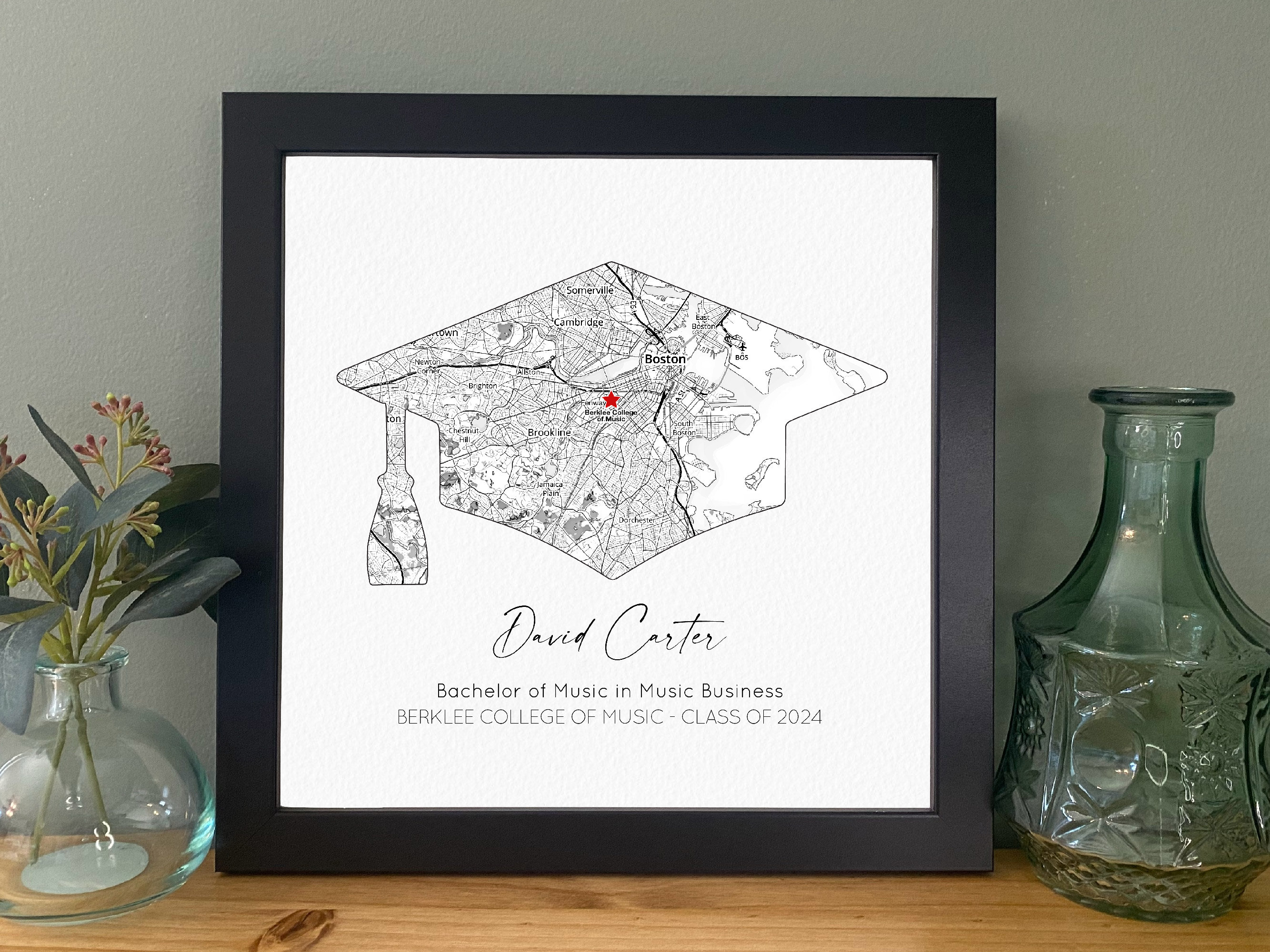 Graduation Print for Daughter, Grandson Graduation Gifts for Him ...