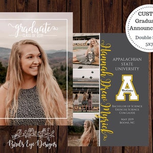 Graduation Announcement/Invitation Printable | Custom Announcement/Invite | College High School Grad