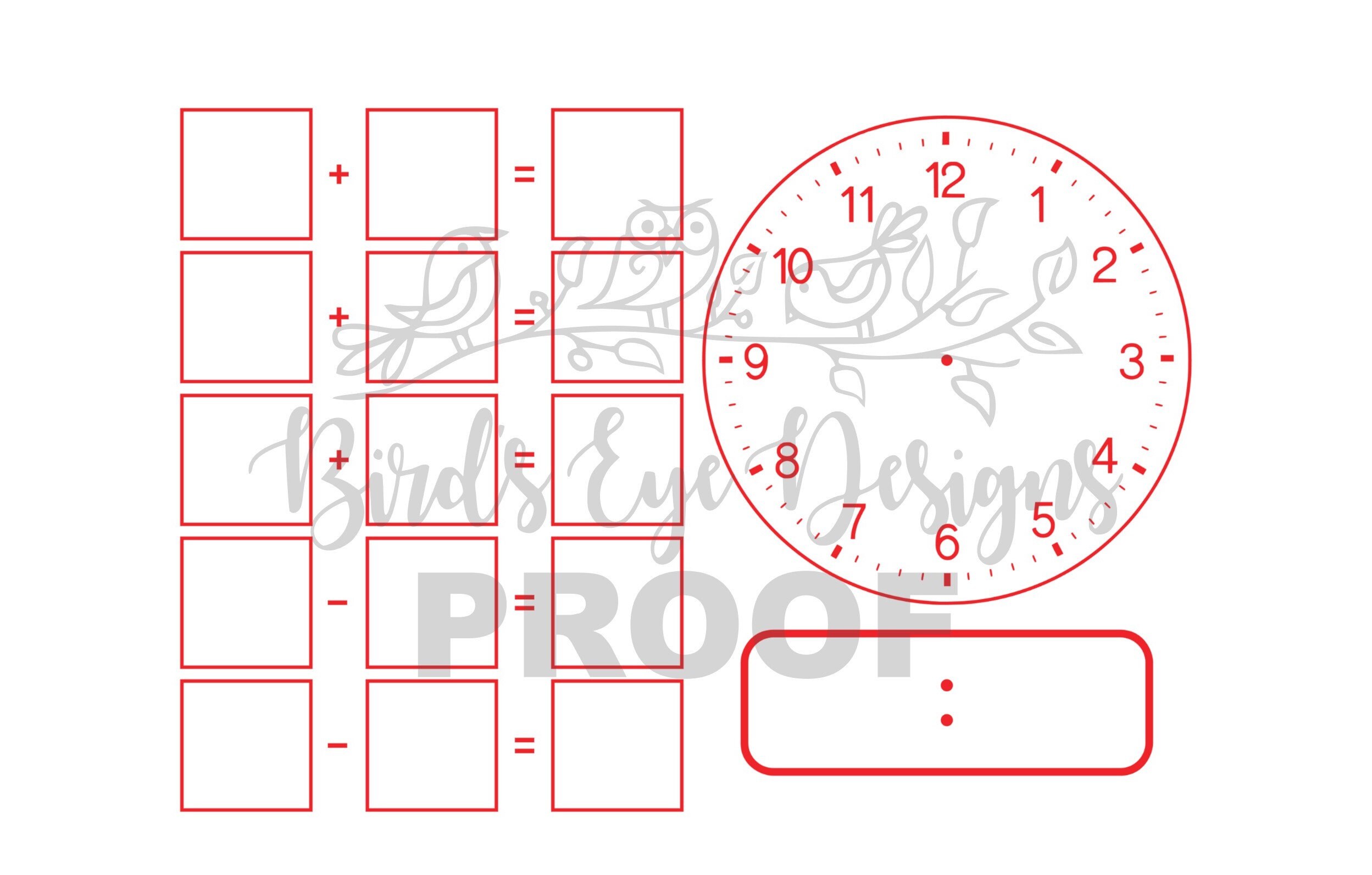 Shapes, Math, Time Telling & Dice Game: Trace Activity Dry Erase ...