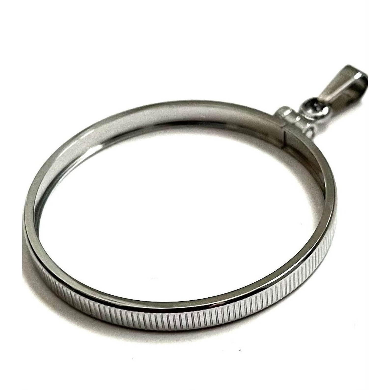 Coin Bezels 38mm Silver Dollars Morgan, Peace, Ike, Coin Edge Stainless ...