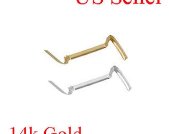 14K gold yellow or white ring guard , ring sizer adjuster tightener