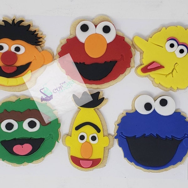 Galleta/adorno de Barrio Sésamo de 4"