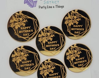 Topper cupcake per la festa della mamma / Tag scatola regalo