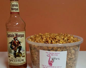 Gourmet Boozy Popcorn: Cashew Butter Rum Flavor