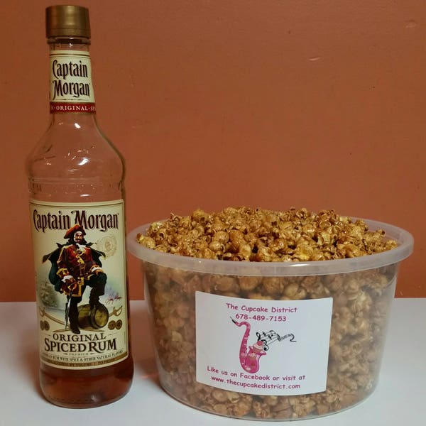 Gourmet Boozy Popcorn: Cashewbutter Rum Geschmack