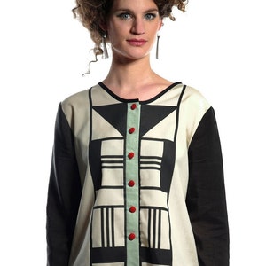 blouse : art deco