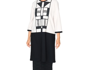 Kleid : ART DECO Schwarzweiß