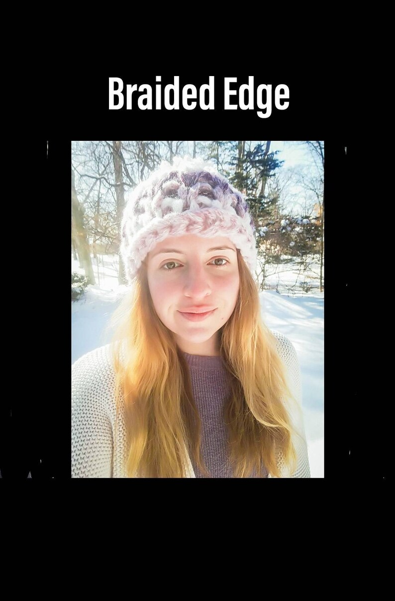 Chunky knit wool blend hat