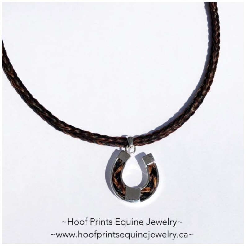 Horsehair Necklace Done in YOUR Horses Hair Braided Horse Etsy