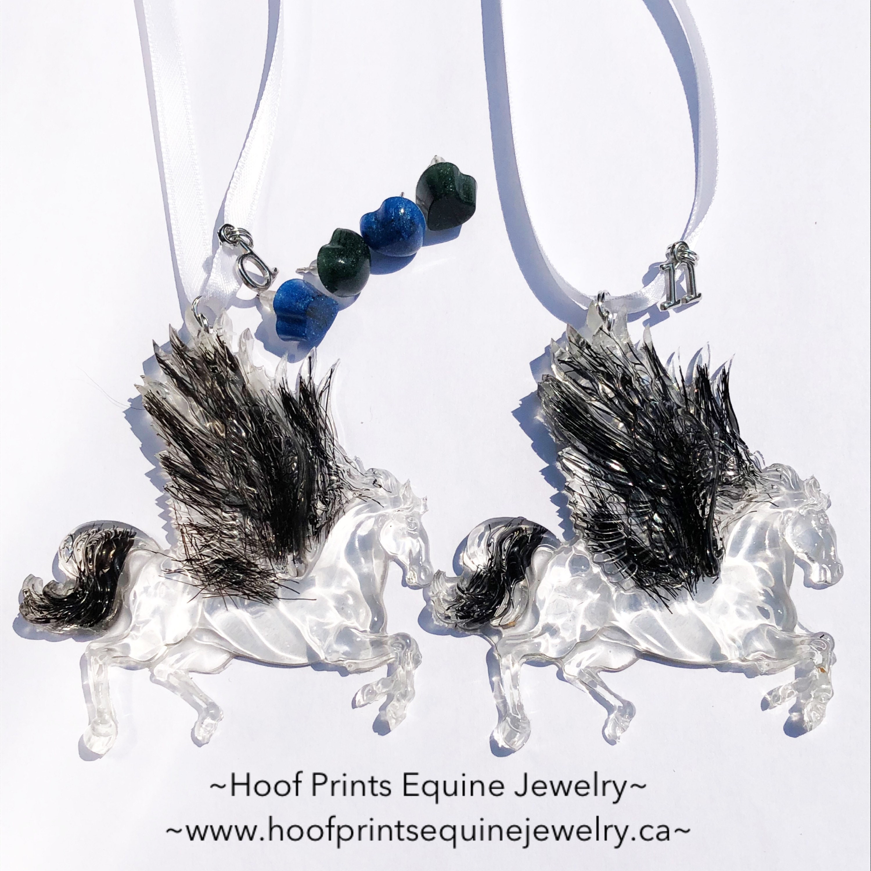 Winged Resin Horse With YOUR Horses Hair or Ashes Etsy