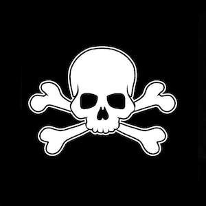 Skull and Crossbones Sticker