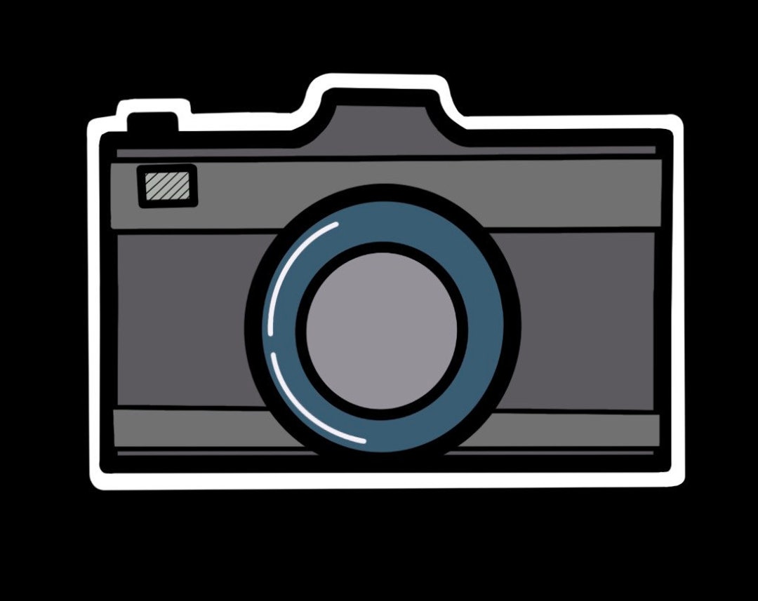 Camera Vinyl Sticker - Etsy