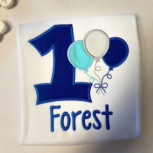 First Birthday Balloon Shirt
