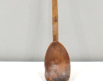 African Wood Turkana Tribe Food Spoon Kenya