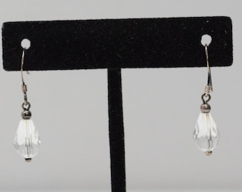 Earrings Sterling Silver Crystal Earrings
