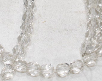 Beads Czech Faceted Crystal Beads 6mm