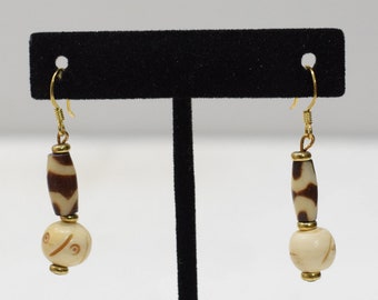 Earring Bone Dangle Earrings