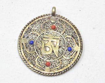 Pendants Tibetan Silver Mandala Pendant