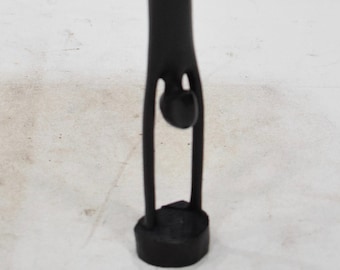 African Statue Ebony Carved Wood Acrobat Figure