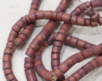 Beads Philippine Brown Wood Heishi 6mm
