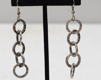 Earrings Turkish Pewter Dangle Earrings