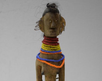 African Statue Masai Tribe Wood Fertility Status Doll