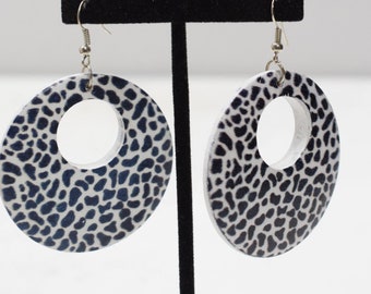 Earrings Animal Print Hoop Earrings