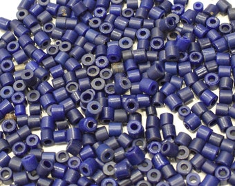 Beads African Dark Blue Glass Beads 8mm