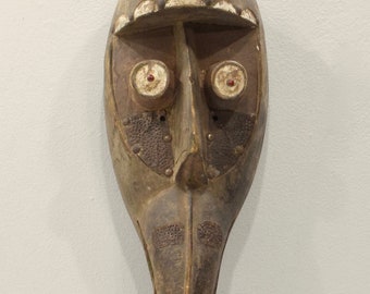 Mask African Wood Dan Beak Mask Congo