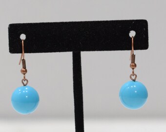 Earrings Turquoise Plastic Dangle Earrings