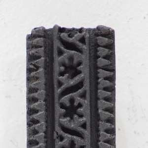 Indien Holzblock Stempel Handgeschnitztes Design