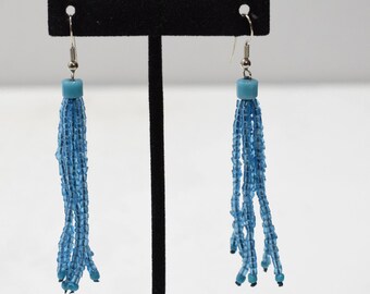 Earrings Turquoise Beaded Dangle Earrings