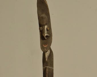 Papua New Guinea Figure One Leg Yipwon Village Statue