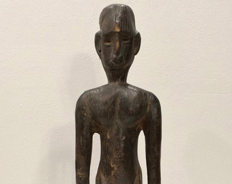 African Statue  Bambara Male Statue Mali