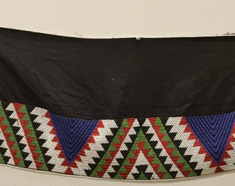 African Zulu Old Beaded Panel RSA