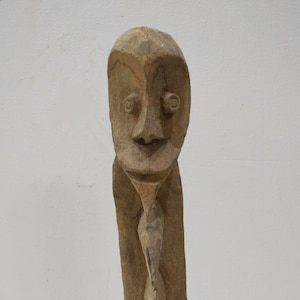 Papua New Guinea Hook Figure One Leg Yipwon Statue Black Water Lakes