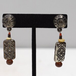 Earrings Silver Horn Post Earrings