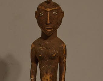 African Mossi  Female Wood Statue Burkina Faso