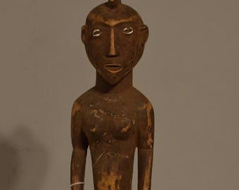 African Mossi  Female Wood Statue Burkina Faso