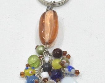 Keychain Assorted Glass Beads Indonesia