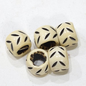 Beads Indonesian Carved Bone  Rings