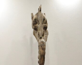 Papua New Guinea Hook Figure One Leg Black Water Lakes