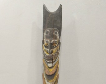 Papua New Guinea Carved Wood Blackwater Figure