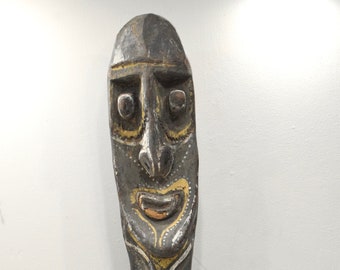 Papua New Guinea Double Face Yina Statue