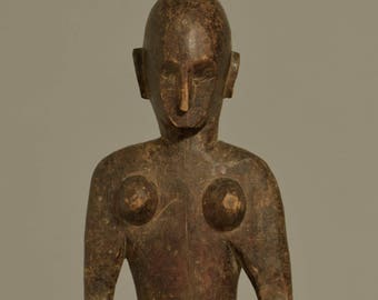 Statue African Bamana Female Statue