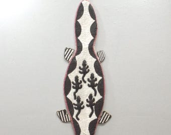 African Yoruba Tribe Beaded Crocadile Belt Sash