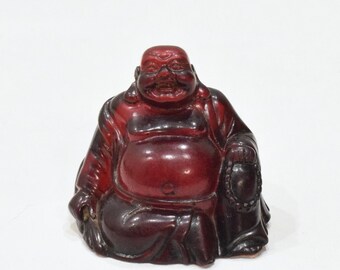 Buddha Carved Red Buddha Statue