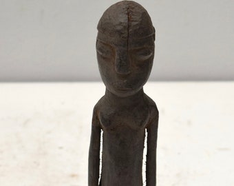 African Lobi Tribe Wood Femal Statue Burkina Faso