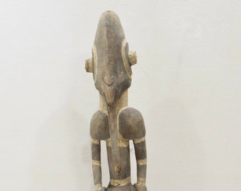 Papua New Guinea Bird Savi Mask Figure Iatmul Tribe